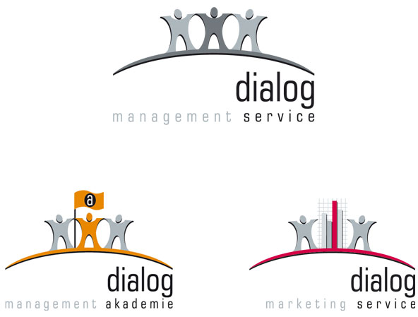 dialog Logo von die Typen